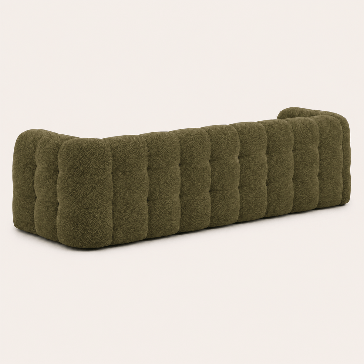 Montara Living 4-Seater Green Upholstered Modern Luxury Living Room Sofa