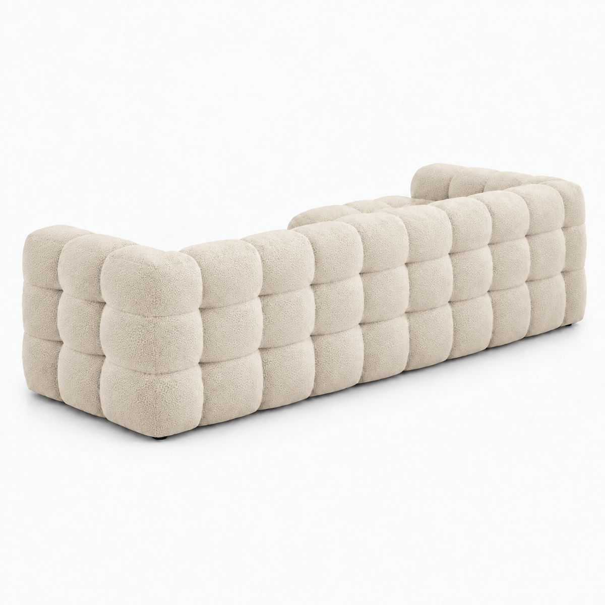 Montara Living Cream Beige Boucle Sectional Modern Luxury Living Room Sofa